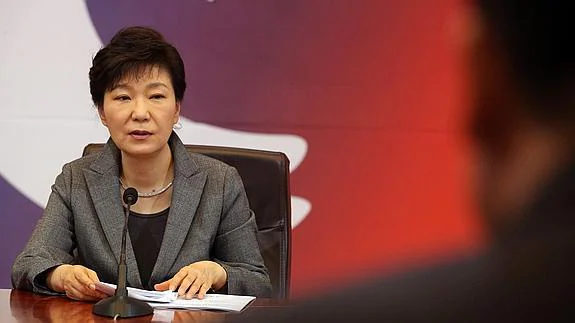 Park Geun Hye. 