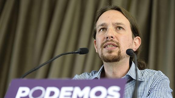 El líder y eurodiputado de Podemos, Pablo Iglesias