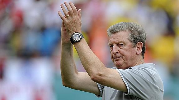 Roy Hodgson, durante un partido. 