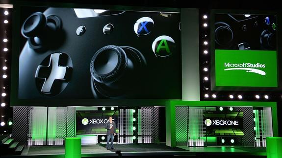 Imagen de la presentación de Xbox One en el E3 de 2013 