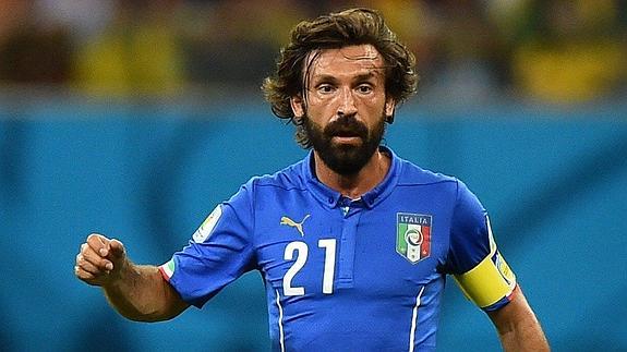 Andrea Pirlo, en el choque contra Alemania. 