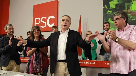 El líder saliente del PSC, Pere Navarro. 