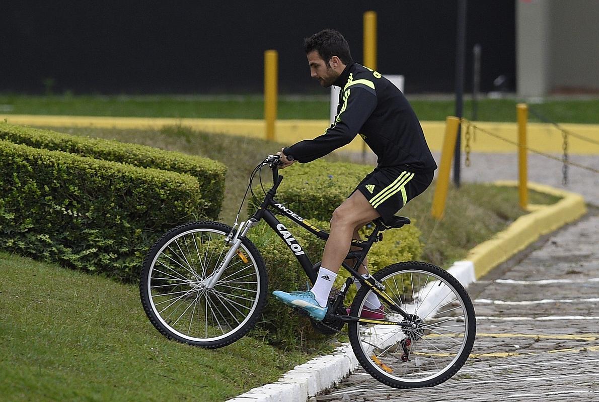 Cesc, con la selección.