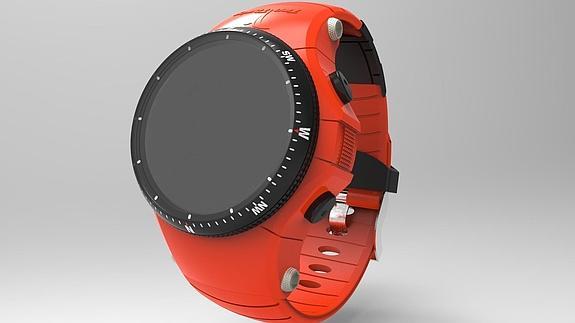 Vista del prototipo del reloj.
