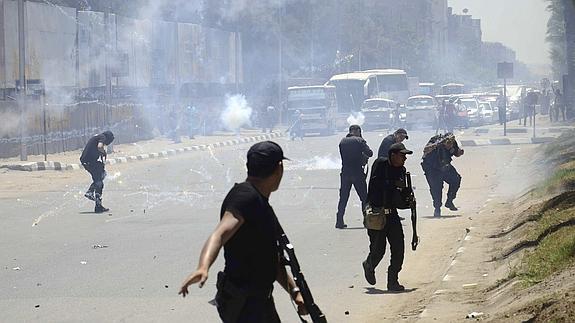 Enfrentamientos en El Cairo. 
