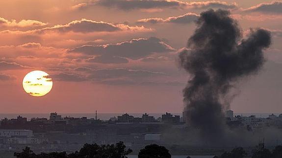 Bombardeo israelí en la franja de Gaza 