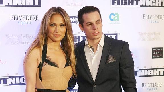 Jennifer Lopez y Casper Smart. 