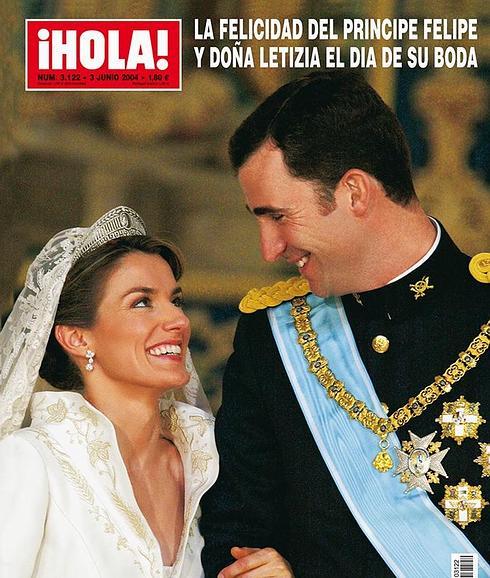 Portada correspondiente a la boda de los Reyes  