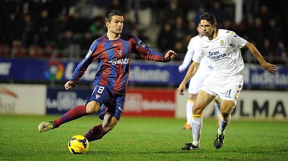 Errasti, en un partido de la temporada pasada. 