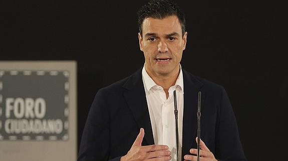 El secretario general del PSOE, Pedro Sánchez.