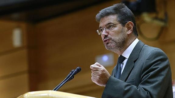 El ministro de Justicia, Rafael Catalá  