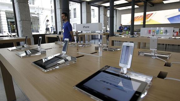 La tienda Apple de la Puerta del Sol en Madrid.