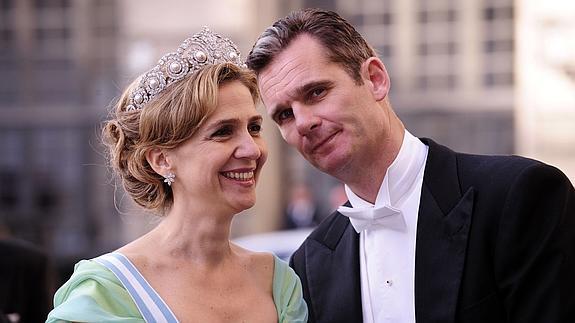 La infanta Cristina e Iñaki Urdangarin. 