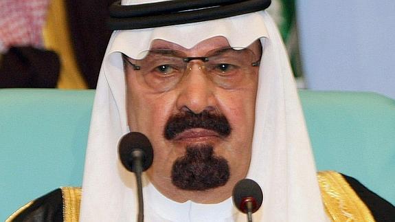 El rey de Arabia Saudí Abdullah. 