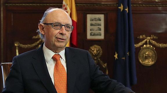 El ministro de Hacienda y Administraciones Públicas  Cristóbal Montoro. 