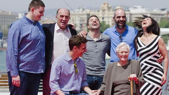 El equipo de la película, en el photocall.