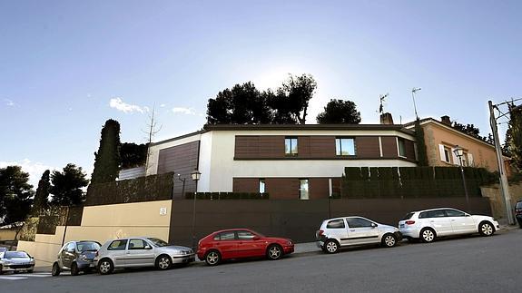 Vista general del palacete, en el barrio barcelonés de Pedralbes.