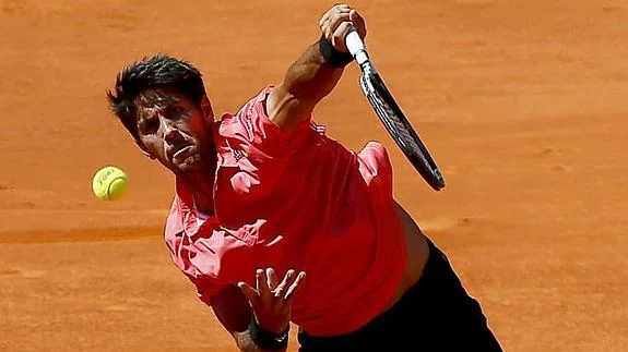 Fernando Verdasco, en un momento del partido. 