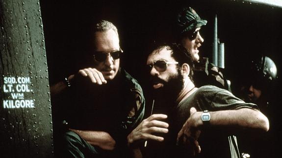 Francis Ford Coppola, durante el rodaje de 'Apocalypse now'. 