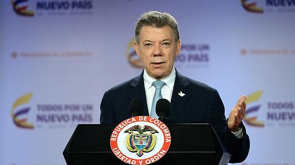 El presidente colombiano, Juan Manuel Santos.