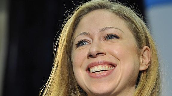 Chelsea Clinton, hija del expresidente estadounidense Bill Clinton.