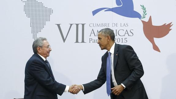 Raúl Castro y Barack Obama. 