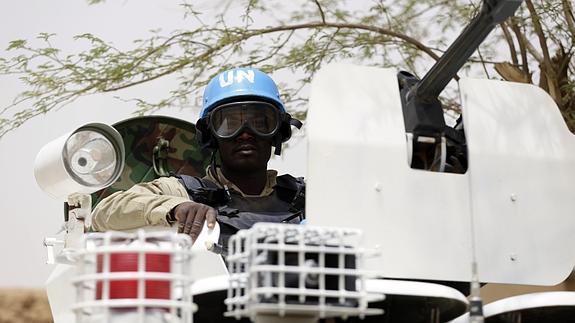 Un soldado de la ONU en Malí. 
