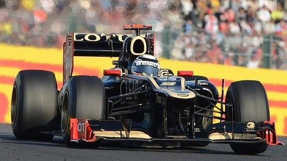 Kimi Räikkönen, durante su etapa en Lotus. 