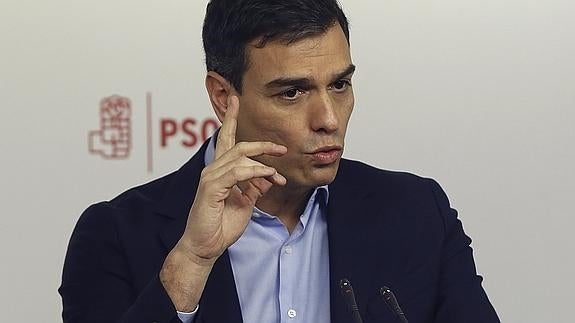 El secretario general del PSOE, Pedro Sánchez. 