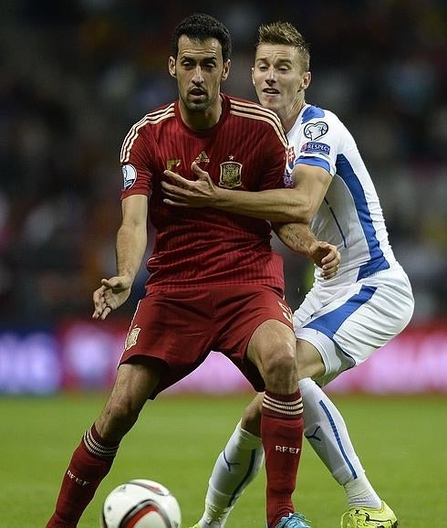 Sergio Busquets, en un partido anterior. 