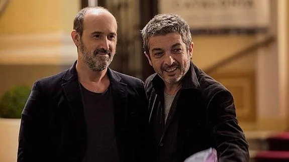 Javier Cámara y Ricardo Darín, en una escena de 'Truman.