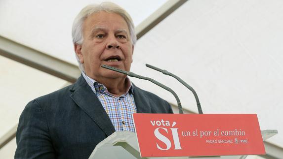 El expresidente del Gobierno Felipe González. 