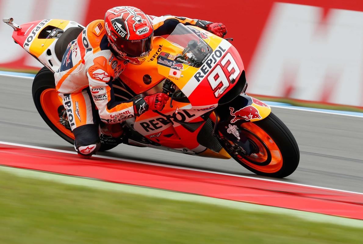 Marc Márquez, en el circuito de Assen. 