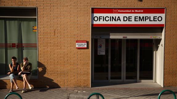 Una oficina de empleo en Madrid.