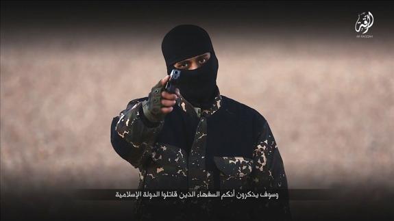 Imagen de un vídeo difundido por el Daesh.