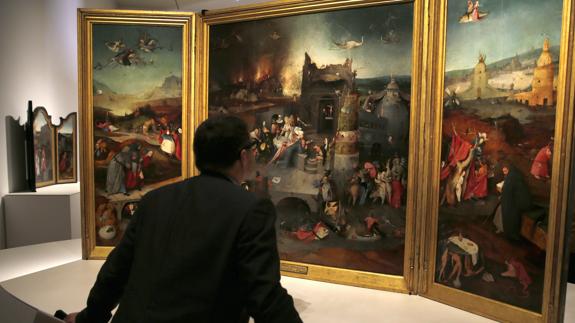 Exposición de El Bosco en el Museo del Prado, Madrid.