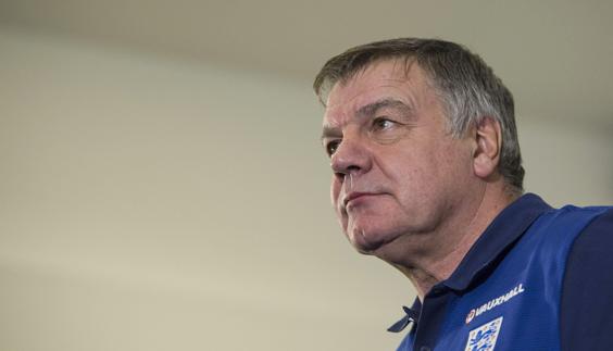 Sam Allardyce, seleccionador nacional inglés.