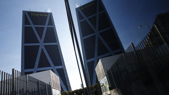 Vista de la sede central de Bankia en Madrid.