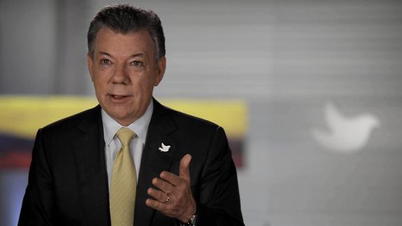 El presidente colombiano, Juan Manuel Santos.