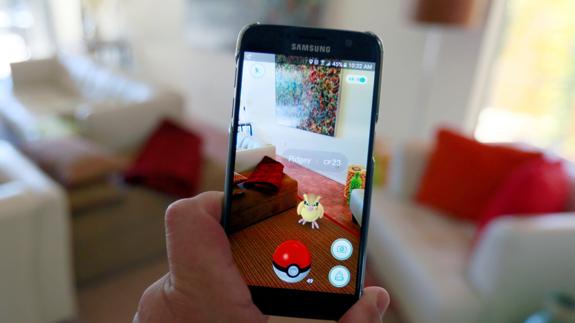 Un pokemon virtual en 'Pokemon Go'