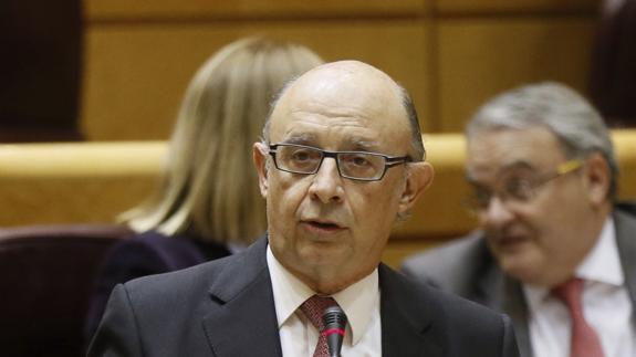 El ministro de Hacienda, Cristóbal Montoro.