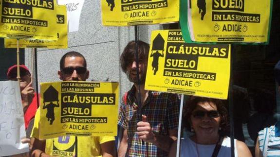 Protestas por las cláusulas suelo.