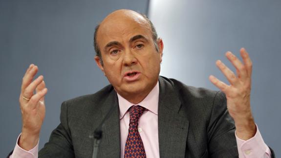 El ministro de Economía, Luis de Guindos.