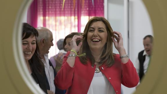 La secretaria general del PSOE-A y presidenta de la Junta de Andalucía, Susana Díaz.