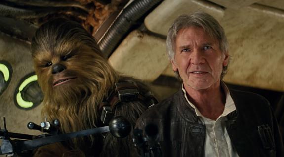 Escena de la película 'Star Wars: el despertar de la fuerza'. 