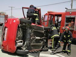 El coche accidentado. J. M. RODRÍGUEZ