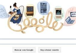 Ada Lovelance protagonista del doodle de Google :: Google