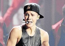 Justin Bieber durante un concierto en Las Vegas :: Kevin Winter / AFP
