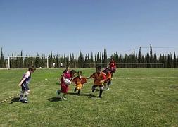 Niños que participarán en la final regional de rugby.:: Ayto. Las Torres de Cotillas
