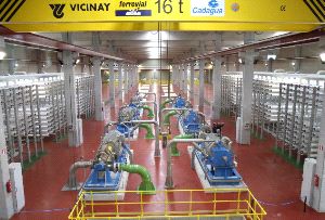 NUEVA. La planta desalinizadora de Valdelentisco, recién construida,                      en una imagen de archivo. / ANTONIO GIL / AGM